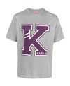 Kenzo Cotton Logo-print T-shirt In Gray