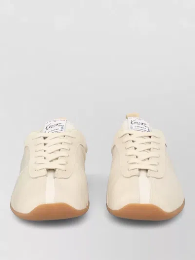 Kenzo Cotton Low-top Sneakers In Neutral