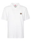 Kenzo White Cotton T-shirt With Embroidered Tiger Logo In White