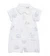 Kenzo Cotton Printed Playsuit In Multi