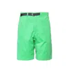 Kenzo Buckle-fastened Cotton Shorts In Green