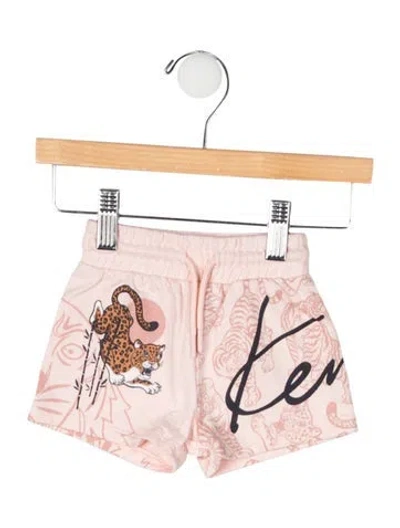 Pre-owned Kenzo Babies' Cotton Shorts In Pink
