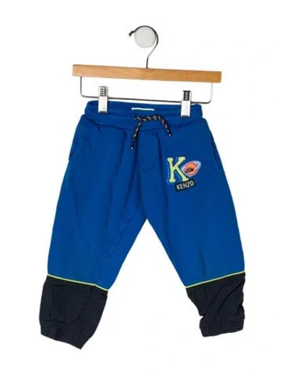 Pre-owned Kenzo Babies' Cotton Sweatpants In Blue