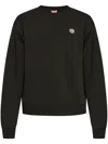Kenzo Black Sweatshirt With Logo In Black
