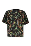 Kenzo Flock Of Birds Print T-shirt In Black