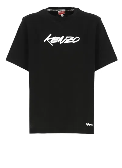 Kenzo Relaxed-fit Cotton T-shirt In Black
