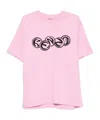Kenzo Polyester T Shirts In Pink