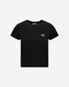 Kenzo Cotton T-shirt With The Embroidered "wild Tiger" In Black