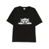 Kenzo Black Oversized T-shirt With Print