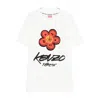 Kenzo Graphic Print Crewneck Short Sleeve T-shirt In White