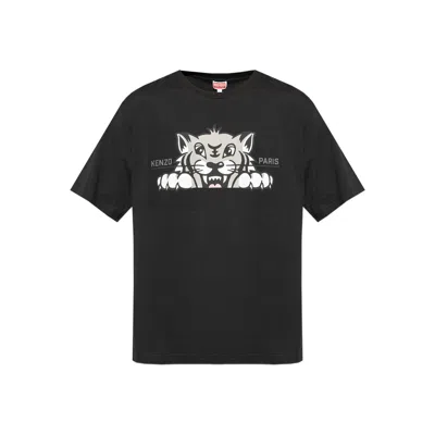 Kenzo Cotton T Shirts In Black