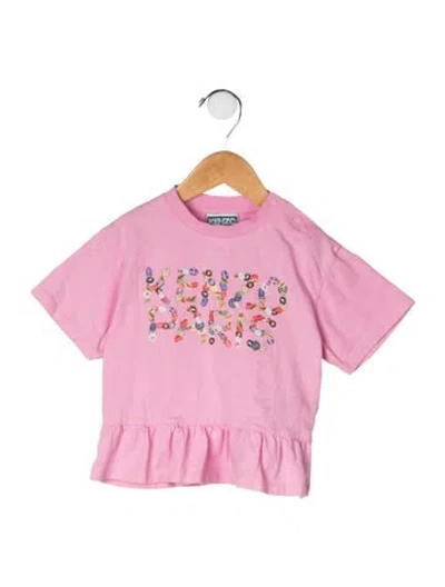 Pre-owned Kenzo Babies' Cotton Top In Pink