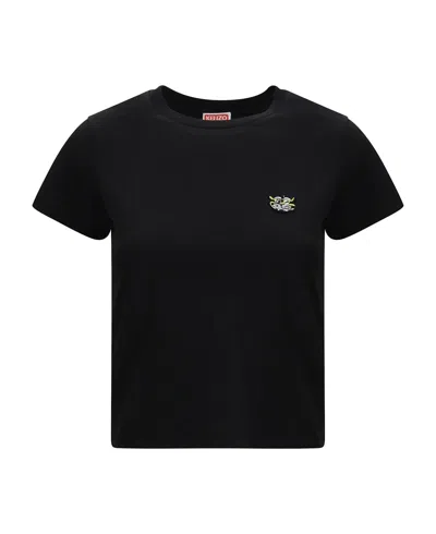 Kenzo Cotton T-shirt In Black