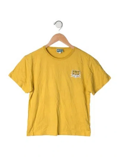Pre-owned Kenzo Kids' Cotton T-shirt In Yellow