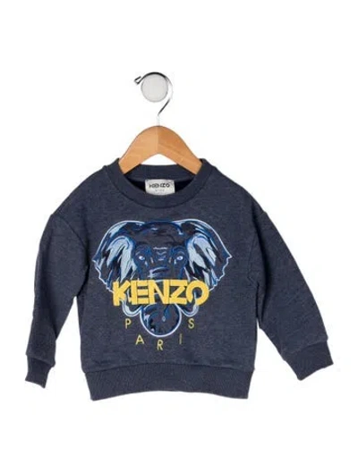 Pre-owned Kenzo Babies' Cotton-blend Sweatshirt In Blue