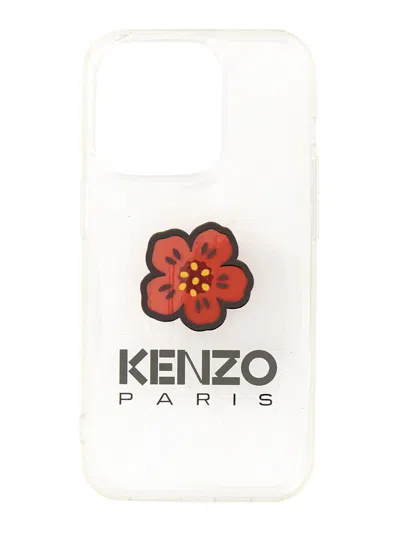 Kenzo Cover For Iphone 14 Pro In Bianco