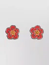 Kenzo 'crest' Earrings Featuring 'boke Flower'