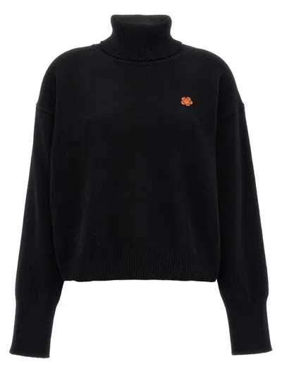 Kenzo 'crest Logo' Sweater In Black