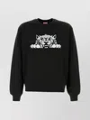Kenzo Sweatshirt With A Distinctive Tiger Head In Black