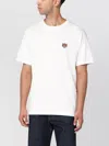 Kenzo T-shirt Bianca Con Ricamo Happy Tiger In White