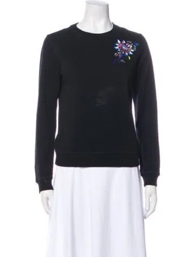 Pre-owned Kenzo Crew Neck Long Sleeve Sweatshirt In Blue