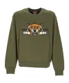 Kenzo Silm Fit Sweatshirt In Green