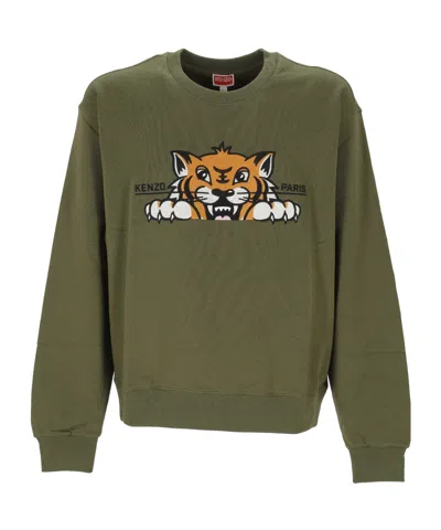 KENZO 'KENZO HAPPY TIGER' EMBROIDERED SWEATSHIRT IN COTTON