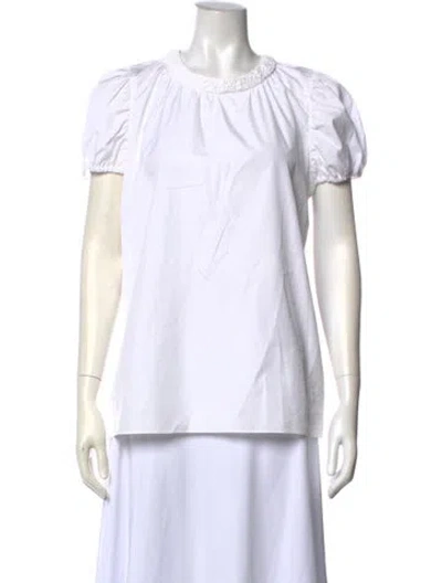 Pre-owned Kenzo Crew Neck Short Sleeve T-shirt In White