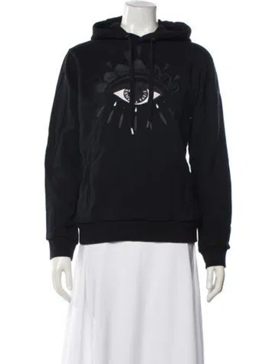 Pre-owned Kenzo Crew Neck Sweater In Black