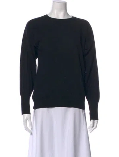 Pre-owned Kenzo Crew Neck Sweater In Black
