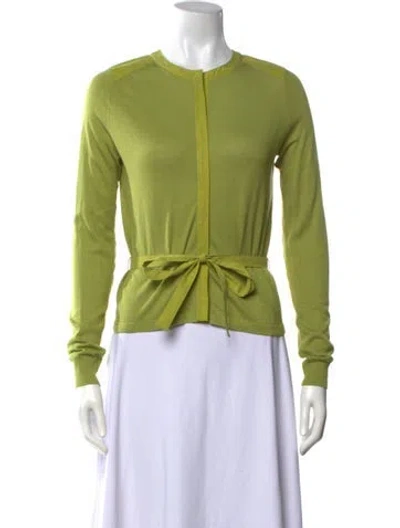 Pre-owned Kenzo Crew Neck Sweater In Green