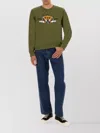 Kenzo Silm Fit Sweatshirt In Green