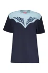 Kenzo Crew-neck T-shirt In Blue