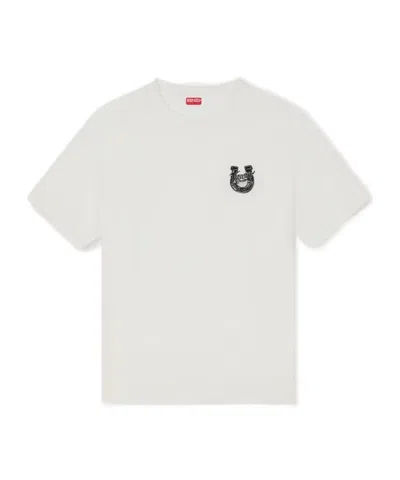 Kenzo Lunar New Year Lucky Horses T Shirt In White