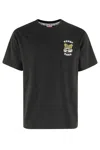 Kenzo Embroidered-logo T-shirt In Black