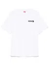 Kenzo Crew Neck T-shirt With Logo  In White