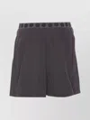 Kenzo Crewneck Pleated Shorts Elastic Waistband