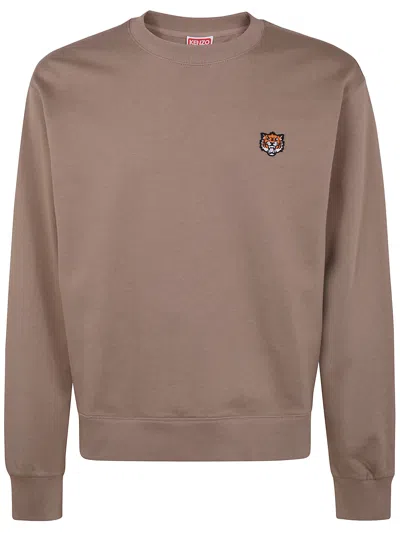 Kenzo Crewneck Sweatshirt With Mini Tiger Logo