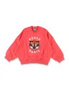 Kenzo Fleece Tiger In Red