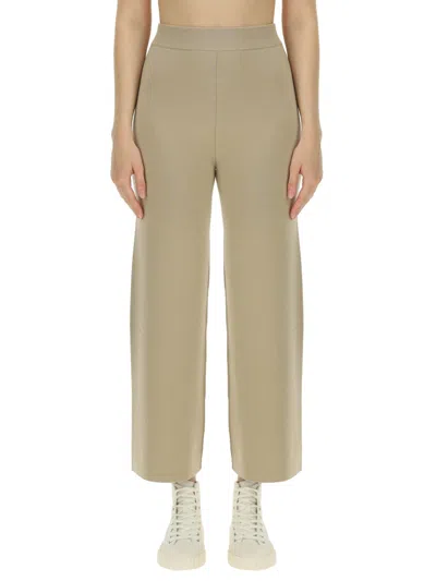 Kenzo Cropped Fit Logo Trousers - Women's In Sand