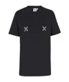 Kenzo Cross Logo-print T-shirt In Black