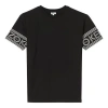 Kenzo Cuff Logo Cotton Short Sleeve T-shirt 'black'
