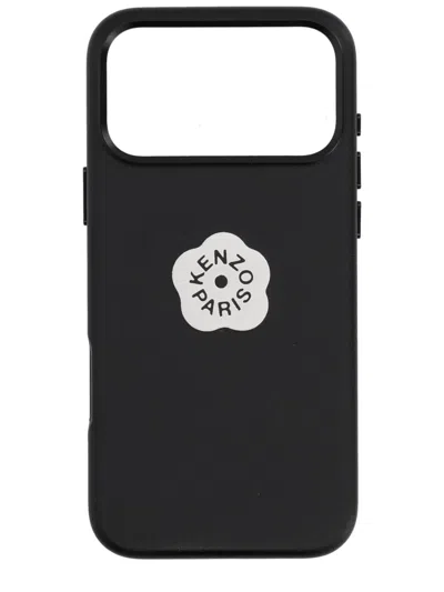 Kenzo Custodia Per Iphone 17 Pro Max Boke Flower 2.0 In Black