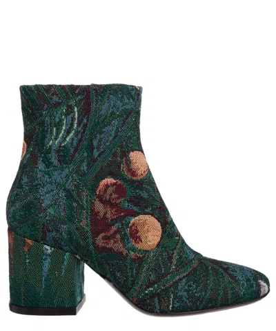 Kenzo Daria Heeled Boots In Green