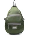 Kenzo Utility Backpack Adjustable Straps In Dark Khaki