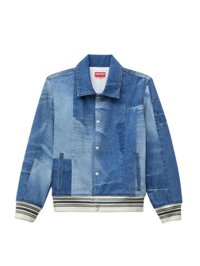 Kenzo Denim Jacket In Blue
