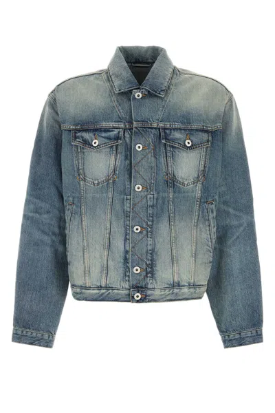 Kenzo Denim Trucker Jacket Medium Stone Blue Mens In Medium Stone Blue Denim