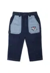 Kenzo Denim Jeans For Baby Boy With Logo In Denim