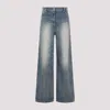 Kenzo Low-rise Wide-leg Jeans In Dy Stone Bl Dirty