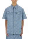 Kenzo Denim Shirt In Blue
